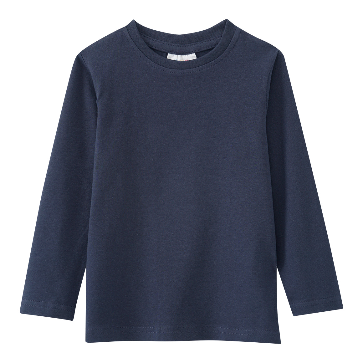 2 Mädchen Langarmshirts im Basic-Style