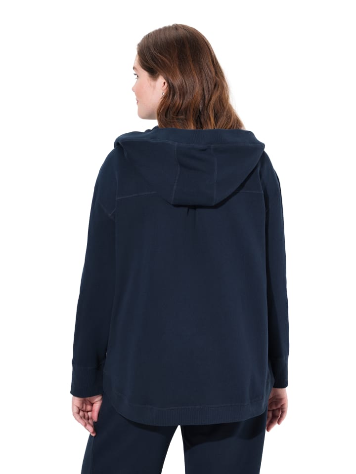 Ulla Popken Sweatjacke in marine günstig kaufen