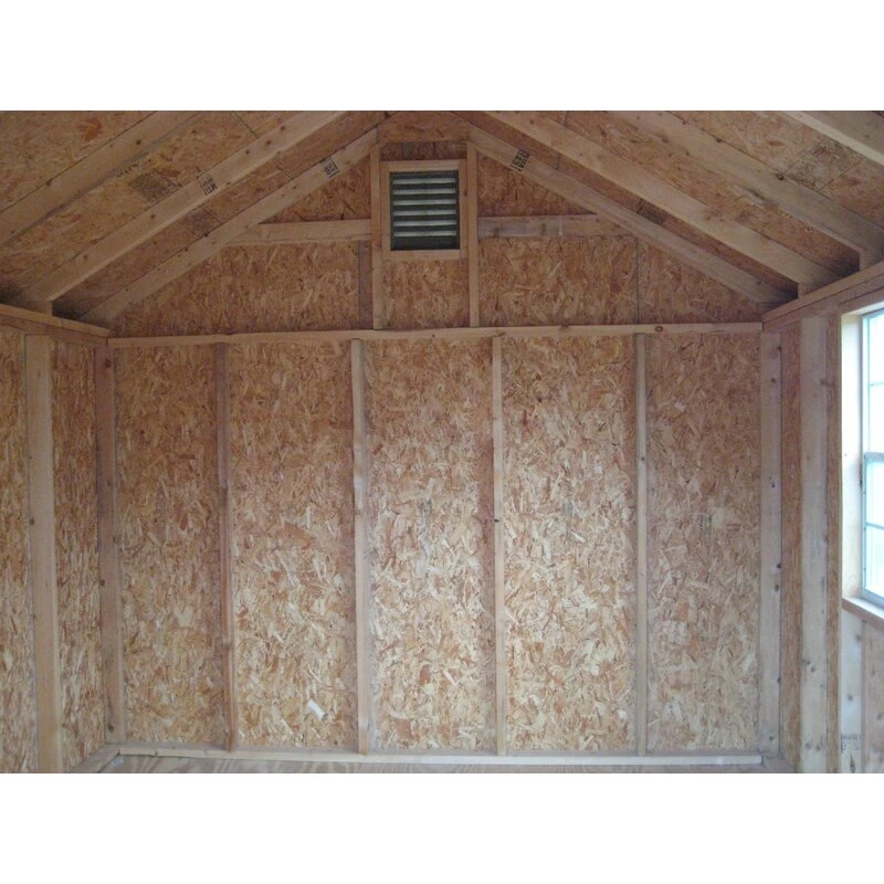Colonial Williamsburg 10' wide x 16' deep solid and faux wood storage shed