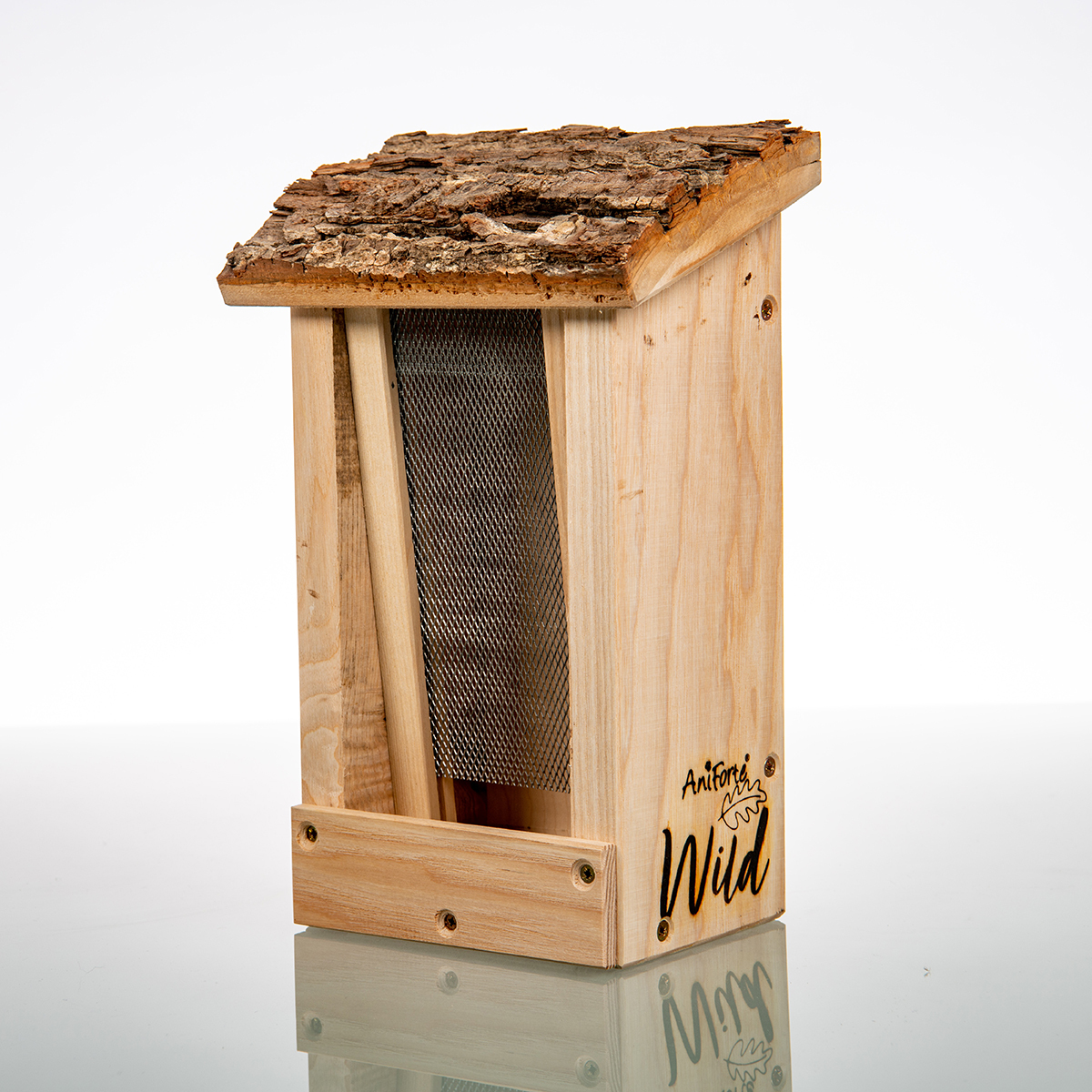 Aniforte Vogelhäuser & Nistkästen Aniforte Wild Futterspender für Wildvögel + 200g Futter