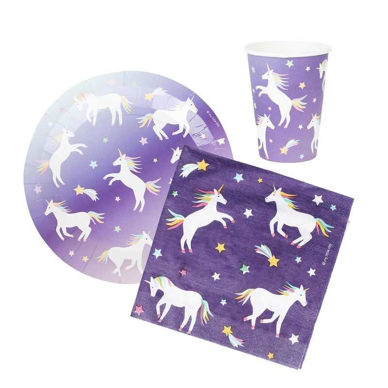 Lot vaisselle - Licorne My little day