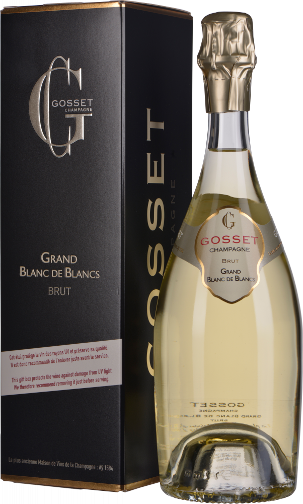 Gosset Champagne Brut Blanc de Blancs Grand im Geschenkkarton