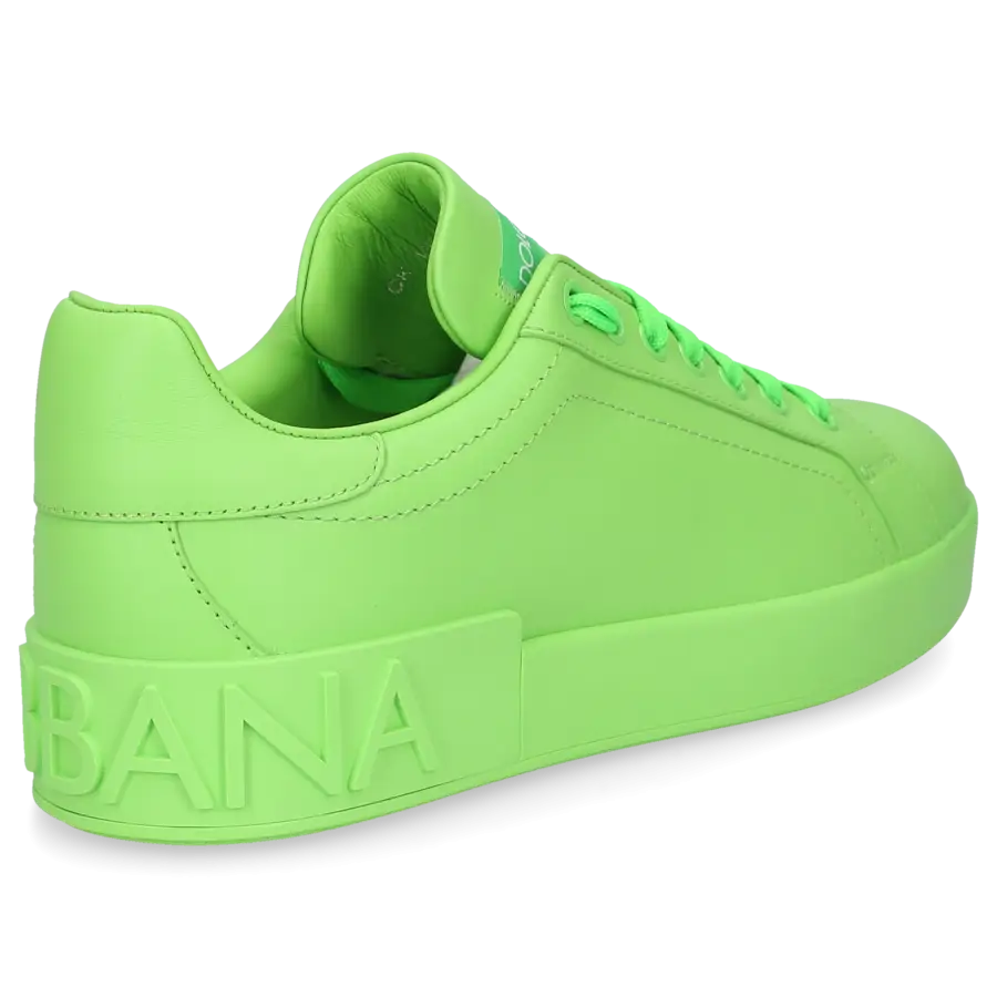 Dolce & Gabbana - Sneaker low PORTOFINO Nappaleder - grün