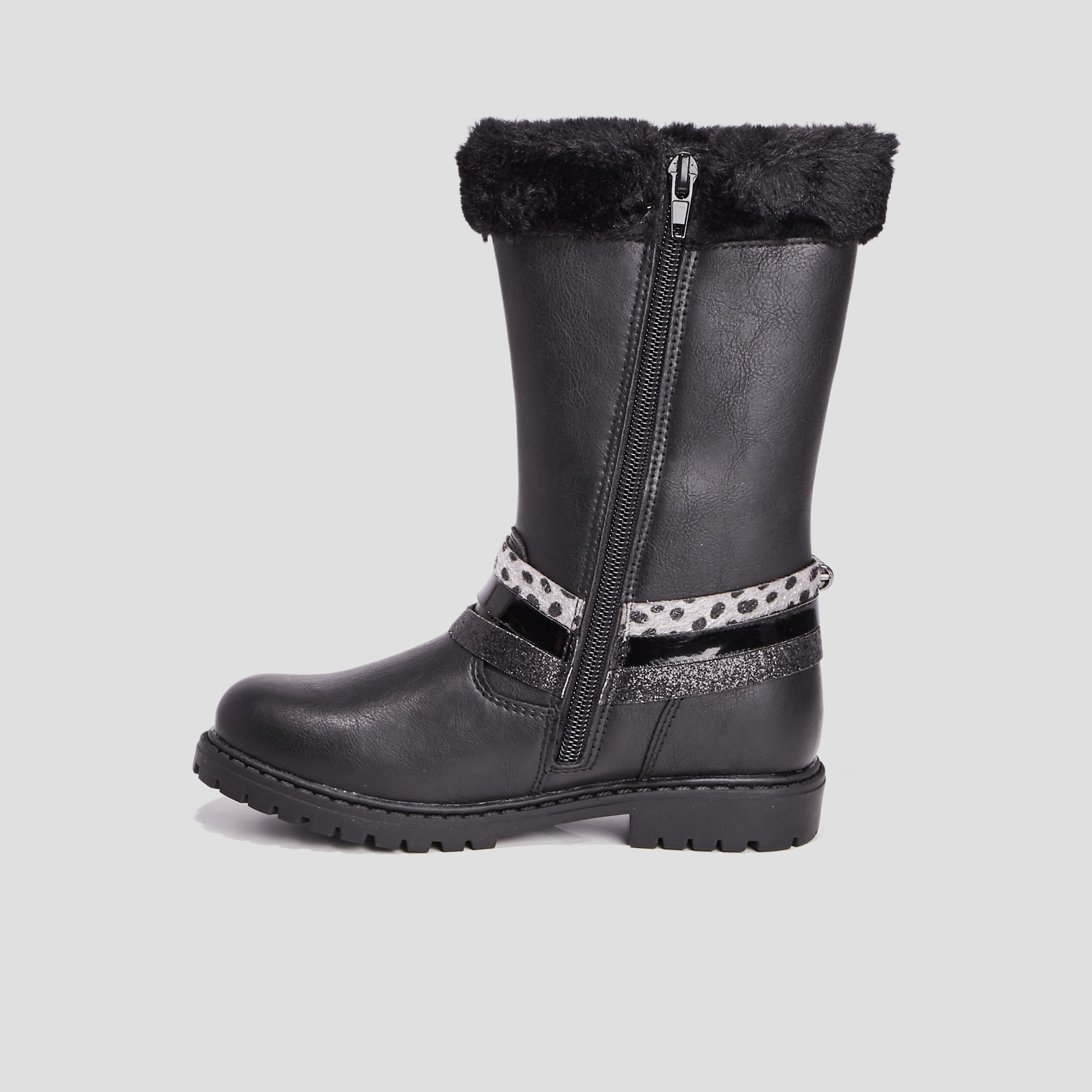 Bottes Lulu Castagnette noir fille | La Halle