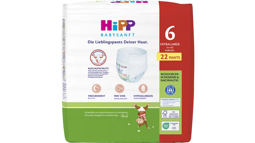Hipp Babysanft Pants Extra Large 6
