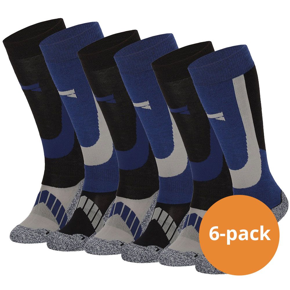 Xtreme 6 Paar Multi Blue Unisex Skisocken