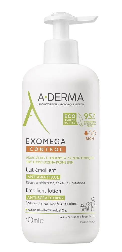 A-Derma Exomega Control minkštinamasis pienelis