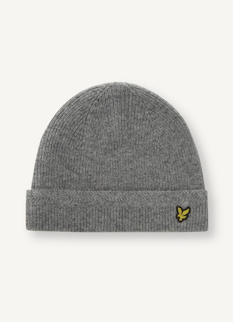 Lyle & Scott Rib knit hat in wool blend