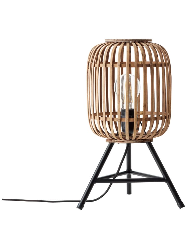 Brilliant Tischleuchte Woodrow ⌀ 30 cm in hellbraun günstig kaufen onesize
