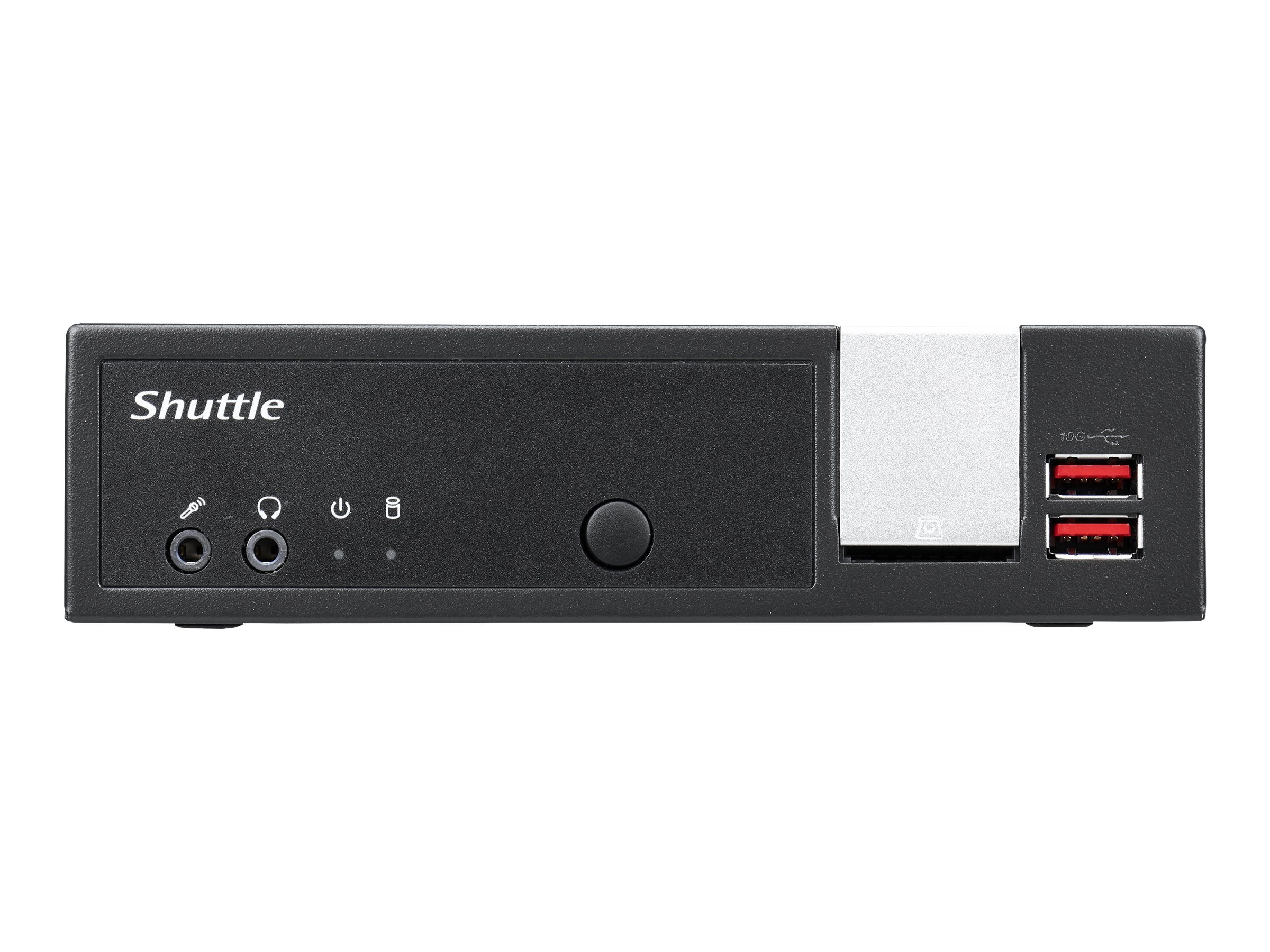 Shuttle SHUTTLE Barebone XPCslim DL20N6V2 N6005 SO-DDR4 black Barebone-PC