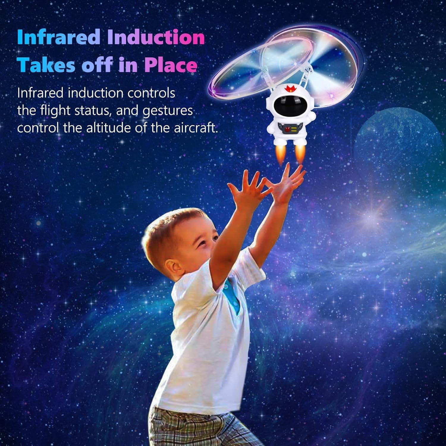 autolock drohne kinder flying spinner Fliegende Spielzeug,Fliegender Astronaut Zubehör Drohne