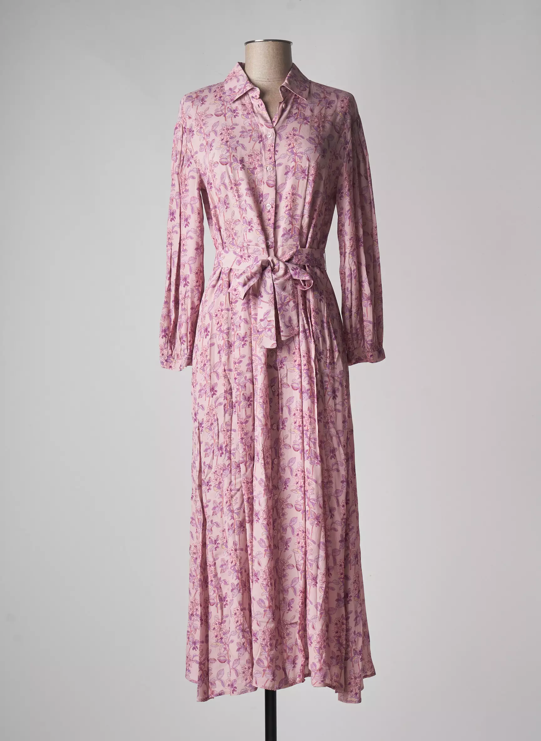 Weekend Maxmara Robes Longues Femme couleur rose
