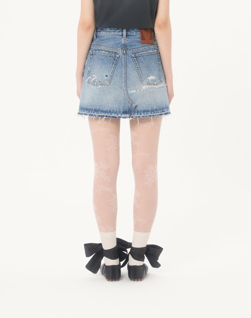 Saia jeans curta