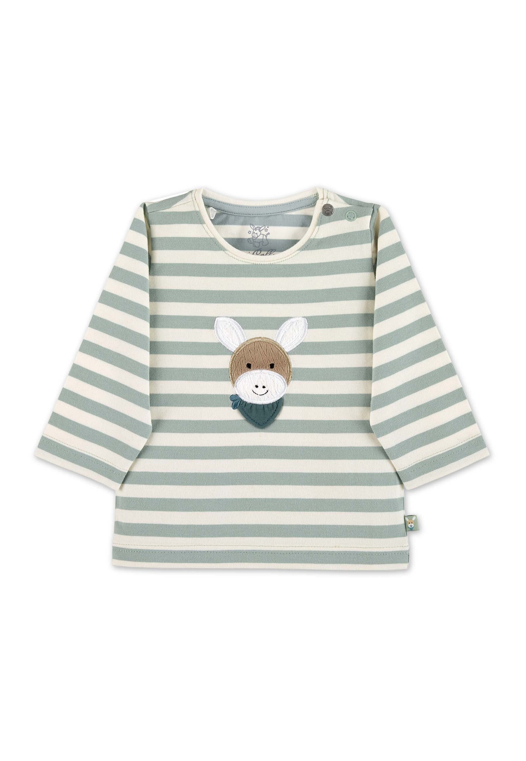 GOTS Set Langarm-Shirt u. Hose Esel Emmi, Jersey