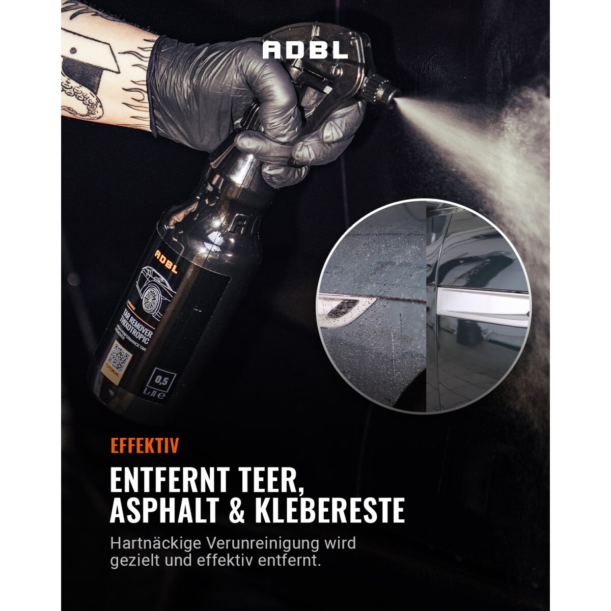 ADBL Tar Remover Thixotropic Teerentferner mit Canyon Trigger 1L
