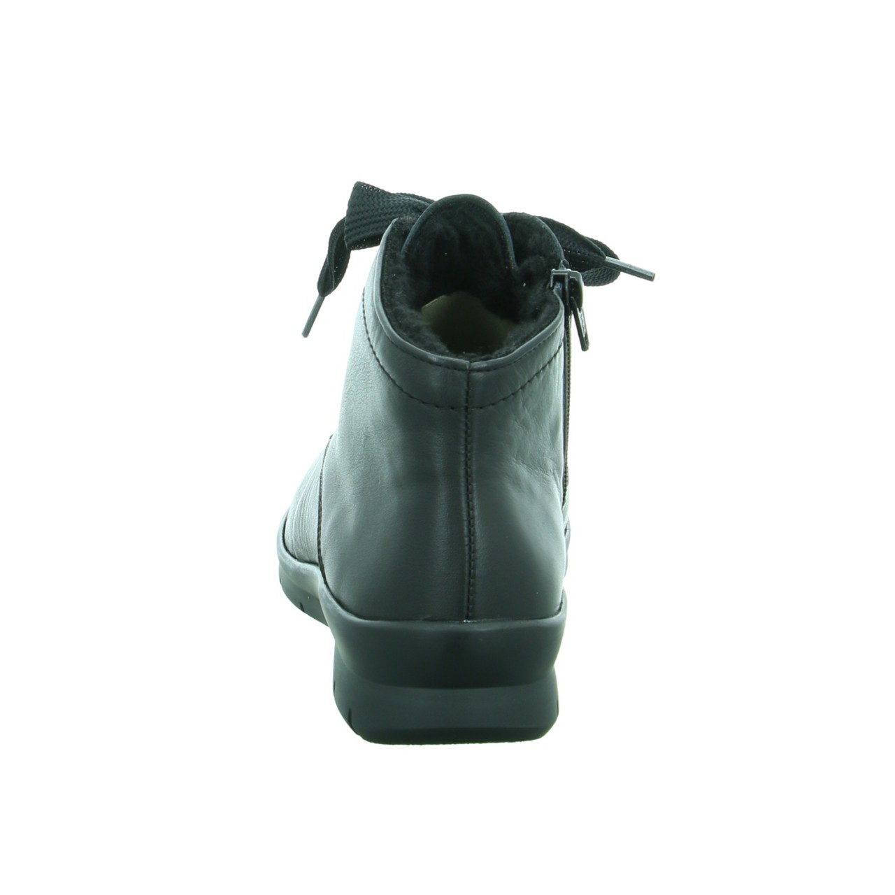 SEMLER Freizeit Schnürer schwarz Xenia schwarz Soft-Nappa