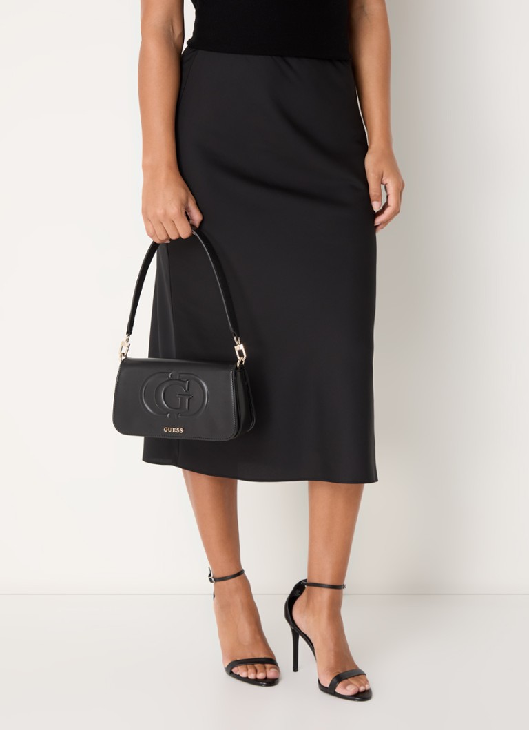 GUESS  Eco Mietta schoudertas met afneembare schouderriem