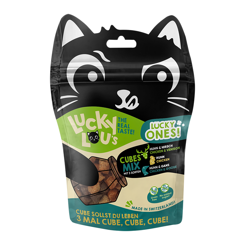 Lucky Lou Snacks Lucky Lou Lucky Ones Cubes Mixpack 8x80g