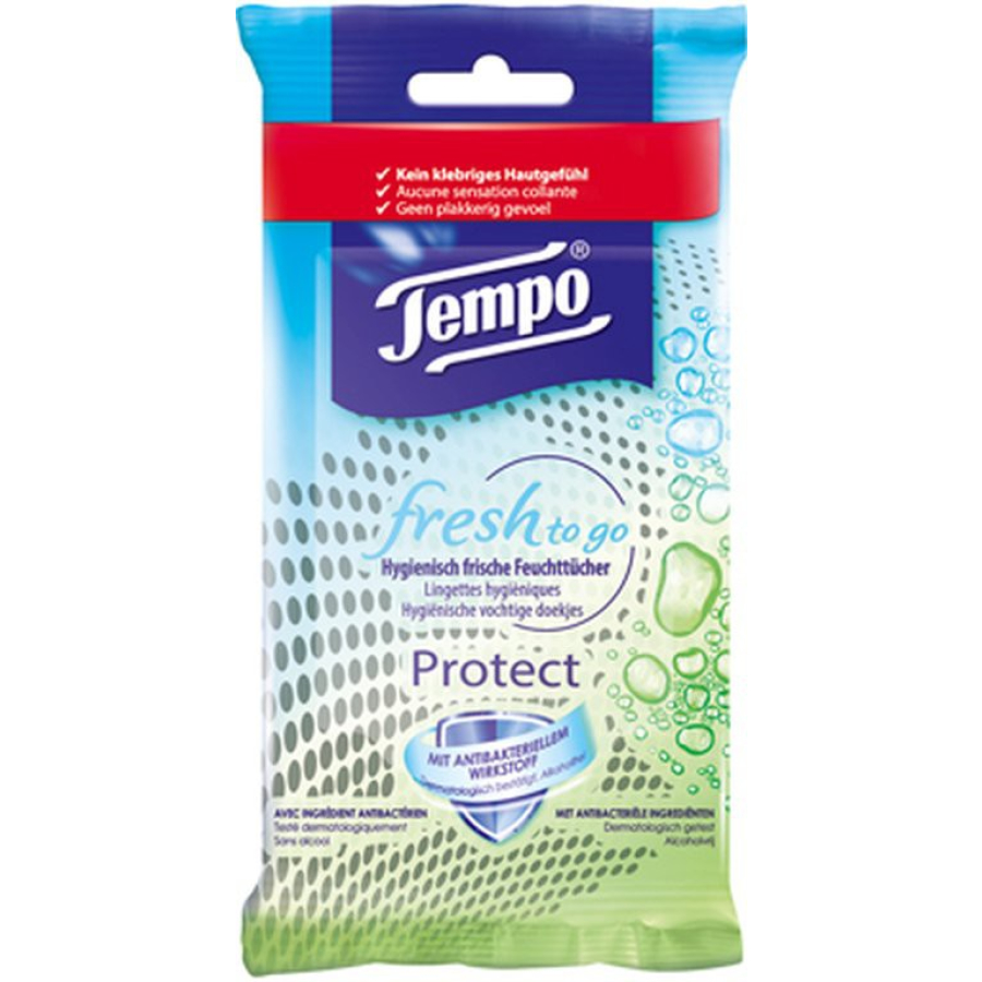 Tempo Feuchttücher fresh to go, 10 Stück - ATU
