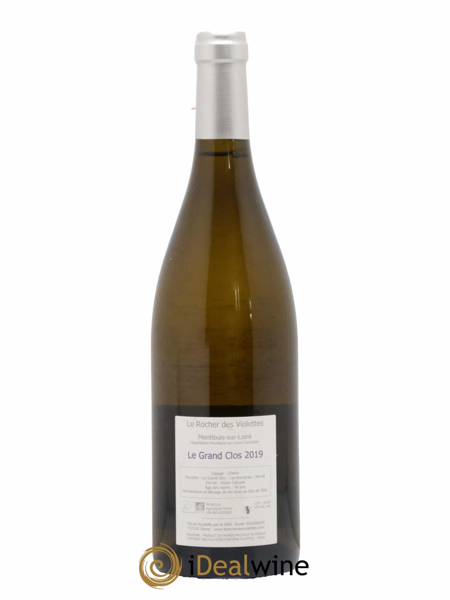 Montlouis-sur-Loire Le Grand Clos (anciennement La Négrette) Le Rocher des Violettes  2019 - Lot de 1 Bouteille