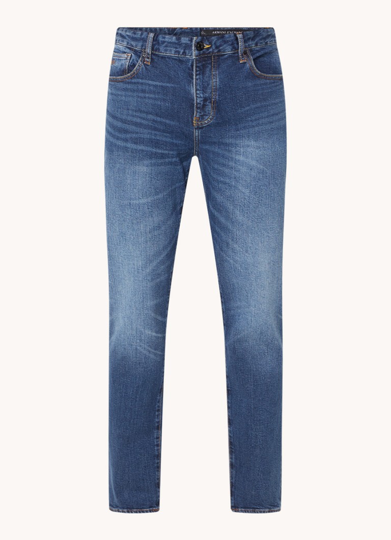 Jeans a gamba dritta Armani Exchange, lavaggio medio