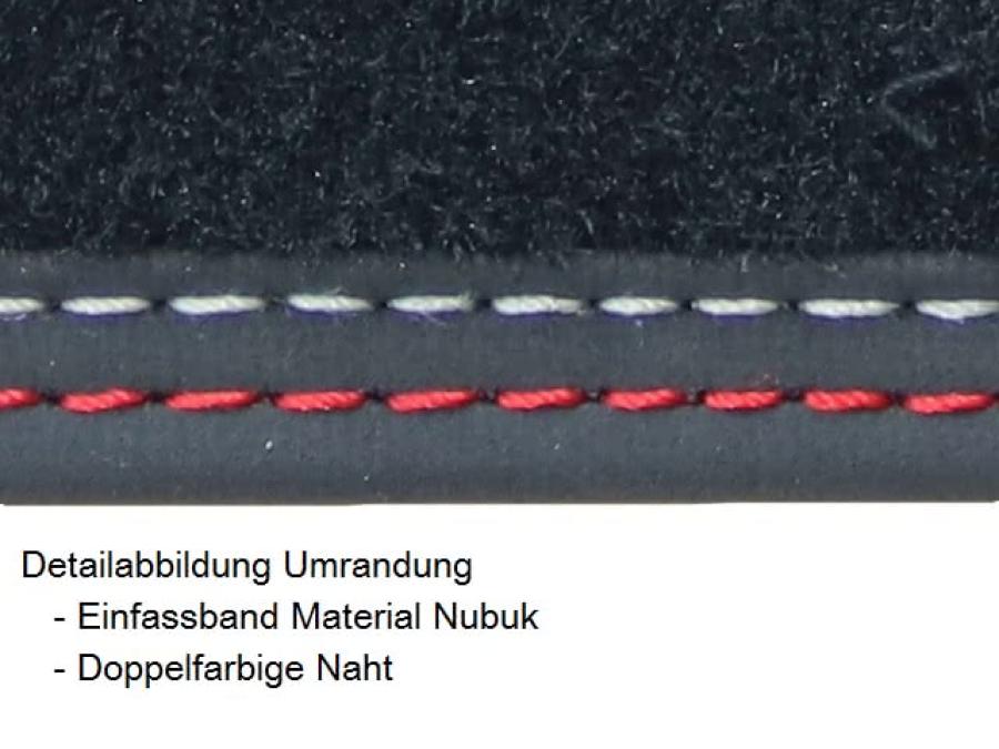 SCHÖNEK Passform Autoteppich 4-teiliges Set "Exclusive" mit Stick, Auto Textil Fußmatten aus Polyamid Tuft für Seat Leon und Leon Sportstourer Baujahr 2012 bis 2020 - ATU