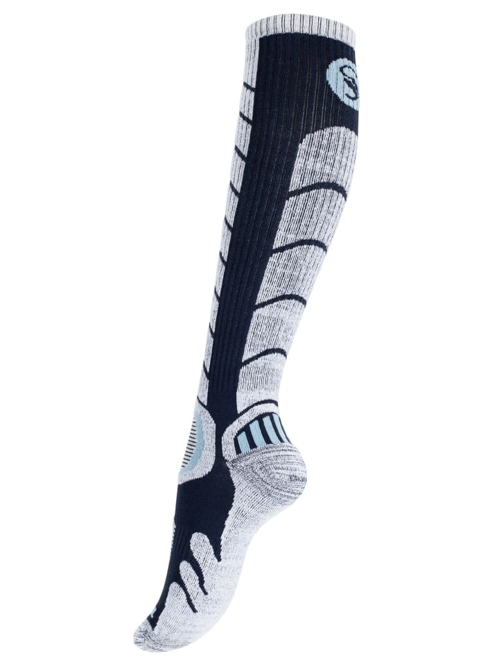 Stark Soul® 2 Paar Damen Skistrümpfe / Skisocken mit Spezialpolsterung in Marine günstig kaufen