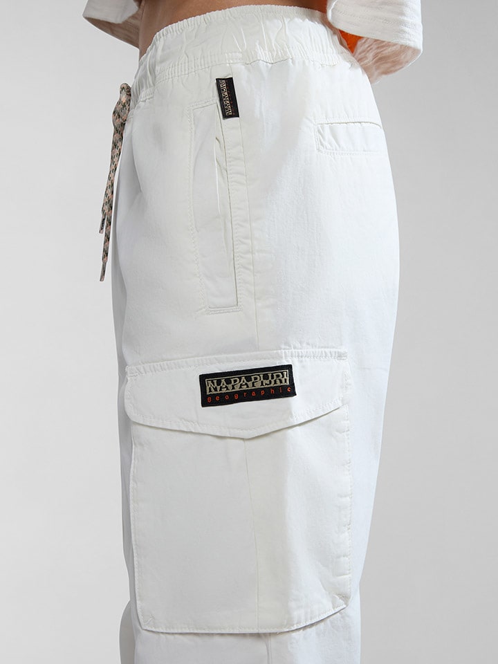 Napapijri Cargohose in Weiß günstig kaufen
