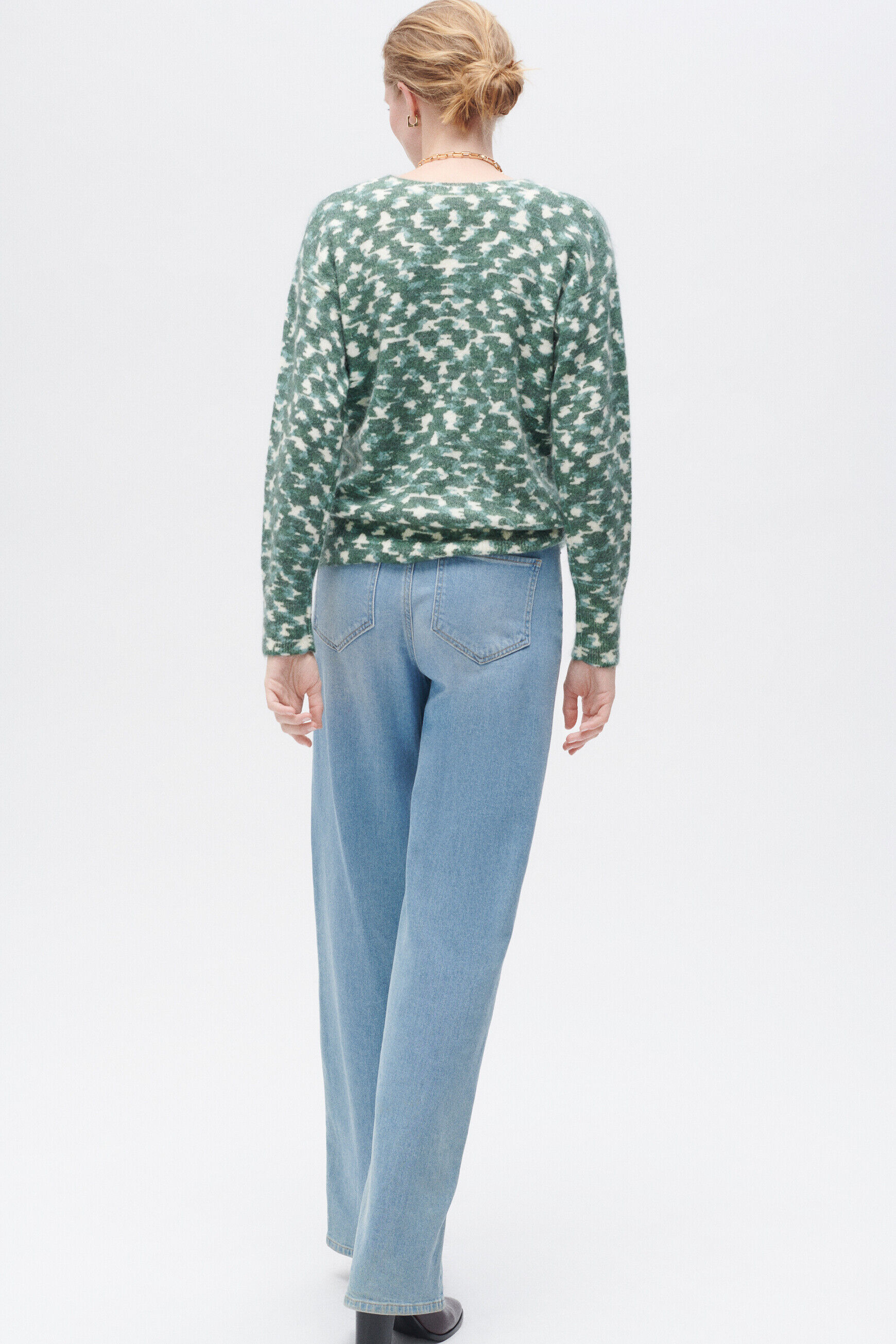 Pull melina vert fonce femme