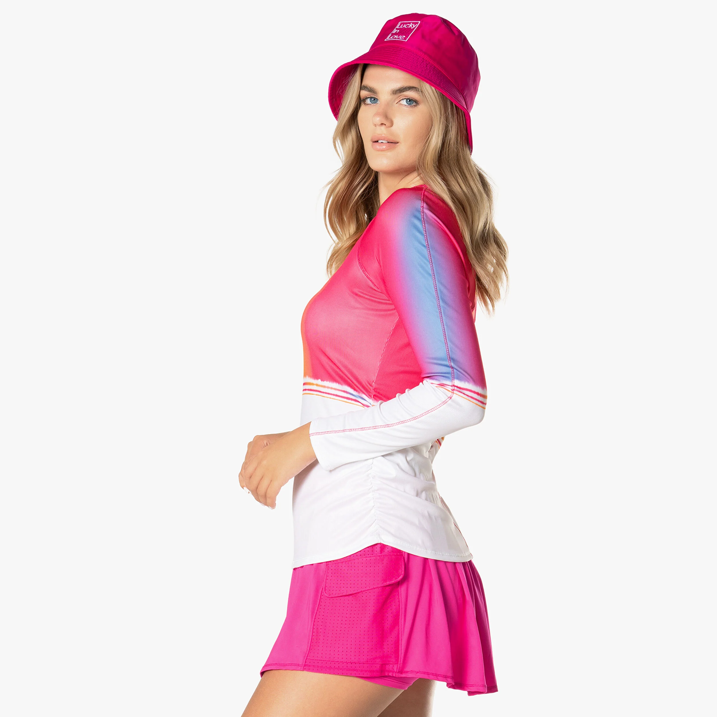Shockin Radiance Longsleeve Damen - Weiß, Mehrfarbig