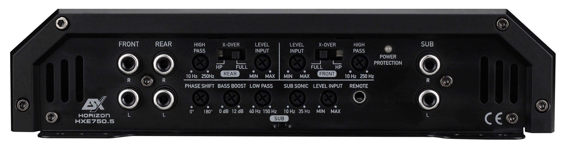 ESX HXE750.5 5 Kanal Verstärker Endstufe mit 750 Watt RMS Verstärker (Anzahl Kanäle: 5-Kanal)