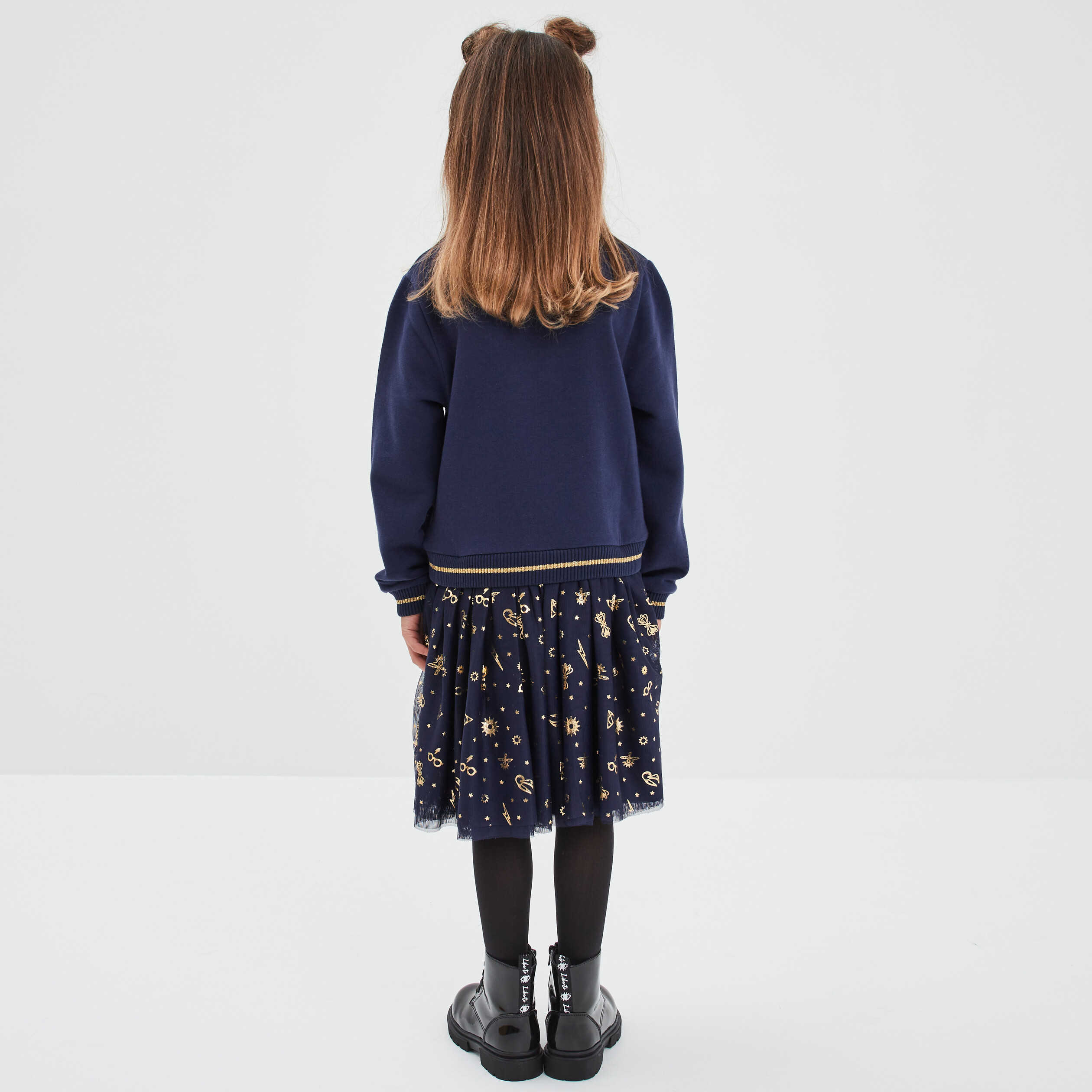 Robe 2-en-1 patineuse Harry Potter bleu marine fille | La Halle