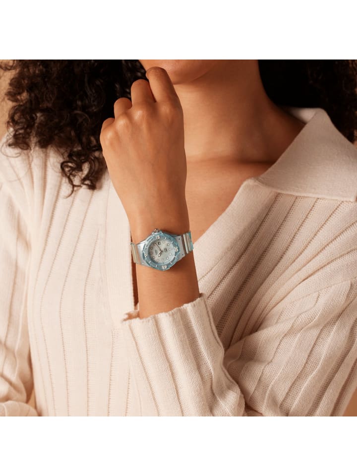 Casio Kunststoff Quarzuhr Casio Blau günstig kaufen 20,5 cm