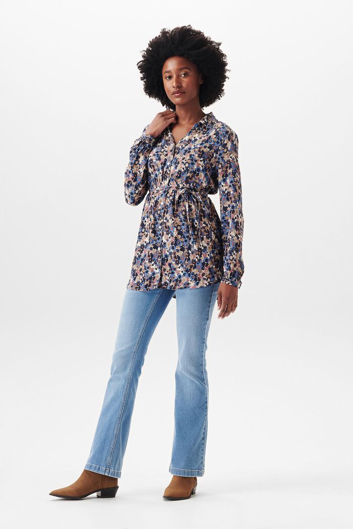 Gemusterte Bluse