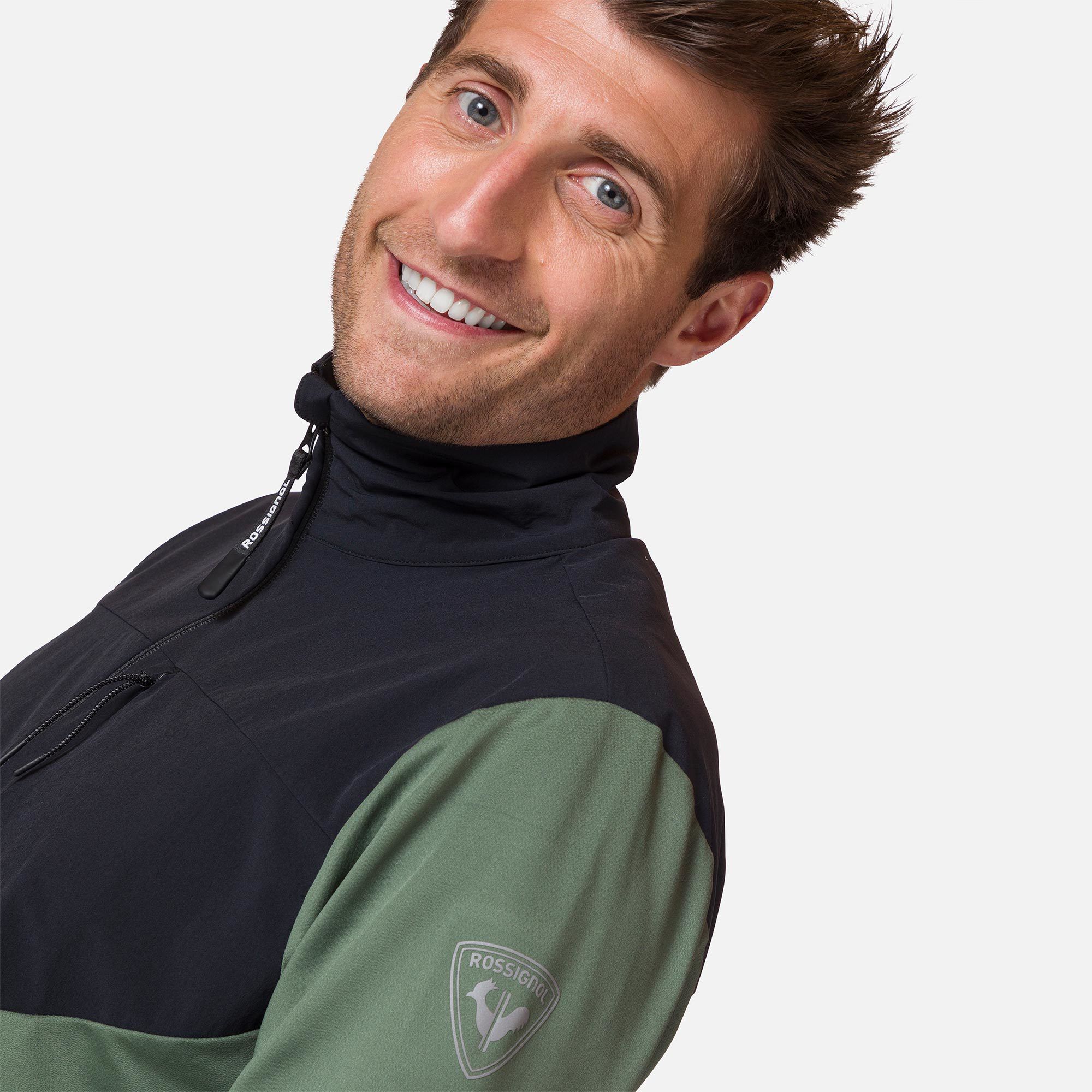 Couche intermédiaire semi-zippé homme