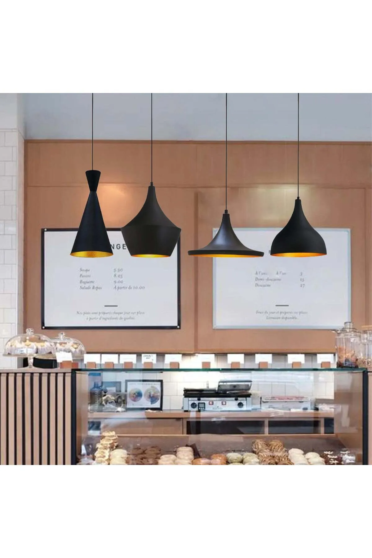 Bamyum  Esstischlampe Hängend 4 Flammig Pendelleuchte Set aus 2-3-4 Pendellampen Hängelampe Pendelleuchte