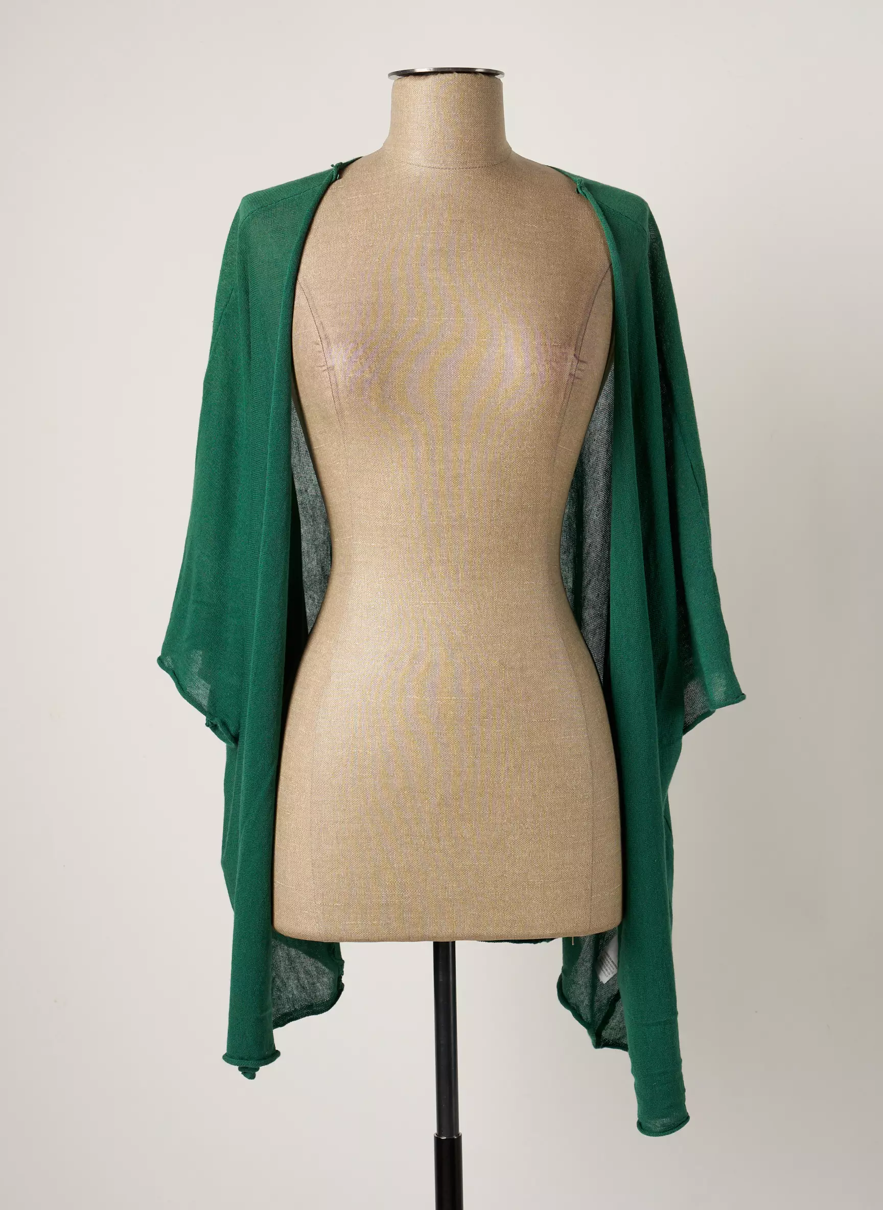 La Fiancee Du Mekong Gilets Manches Courtes Femme couleur vert