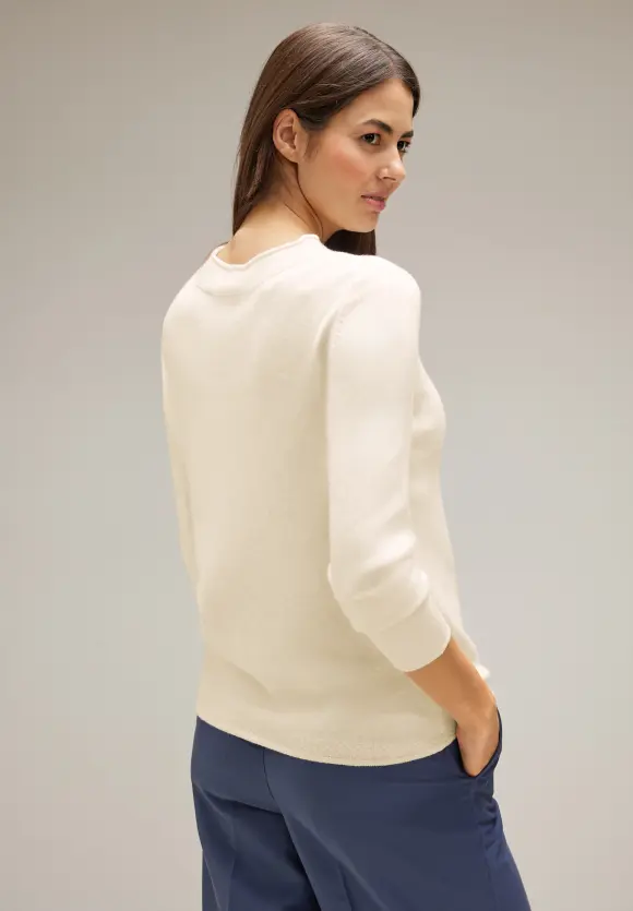 Street One Pullover in Melange Optik