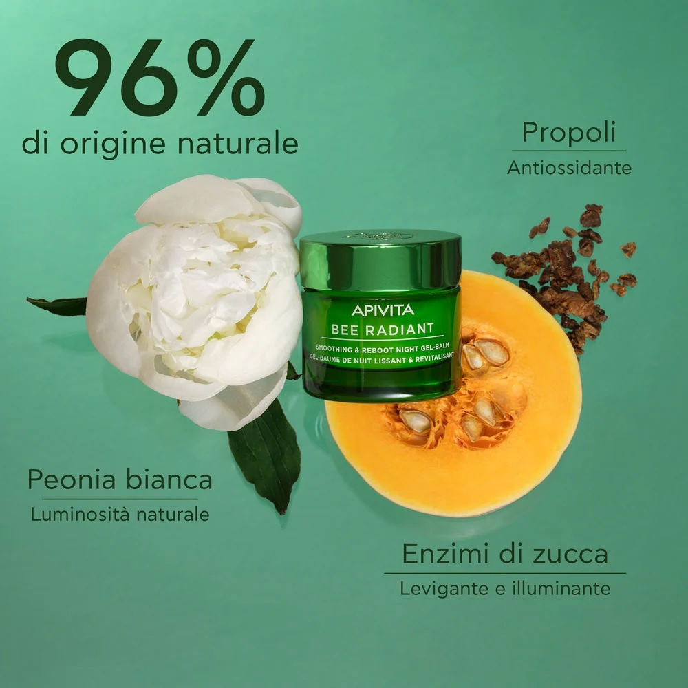 Bee Radiant Smoothing and Regenerating Night Gel-Balm - Nattlig ansiktsbehandling for de første aldringstegnene