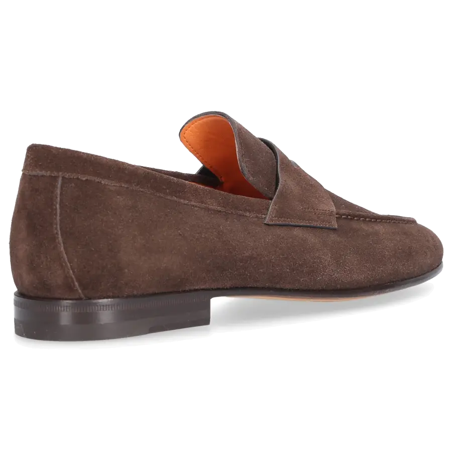 Santoni - Loafer 17511 Veloursleder - braun