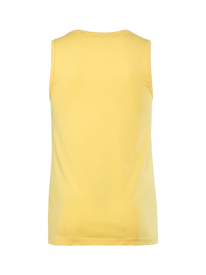 Men Plus Tank Top in gelb günstig kaufen