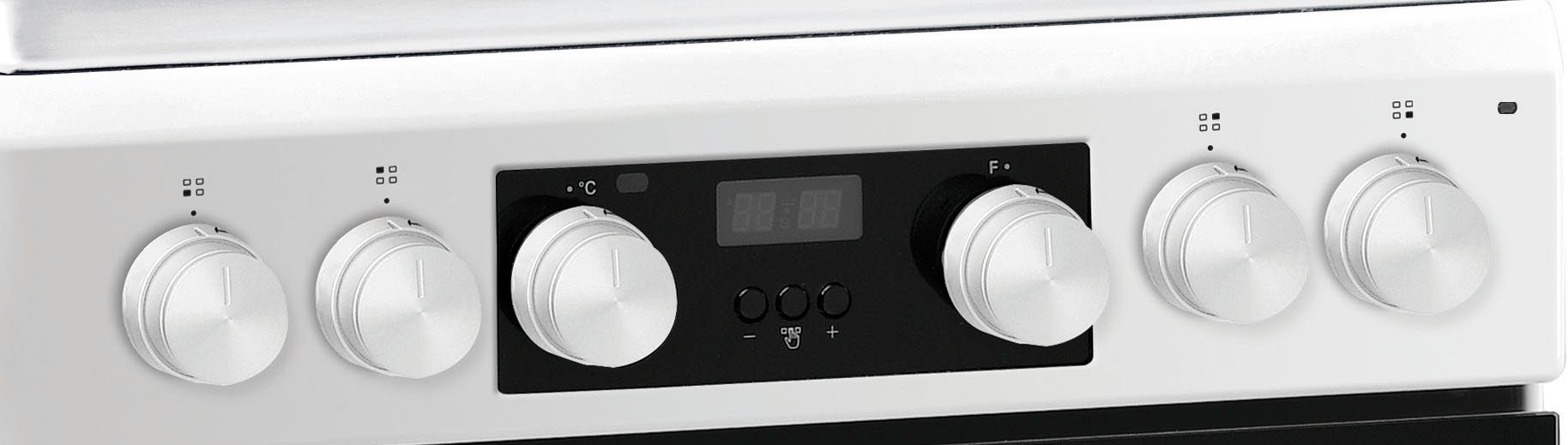 BAUKNECHT Elektro-Standherd BS5V8CCW/DE, mit Backauszug, Hydrolyse