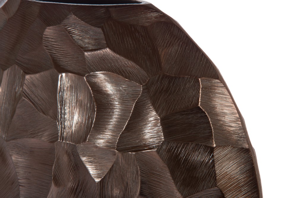MyFlair My Flair Vase rund, gehämmert Bronze, klein
