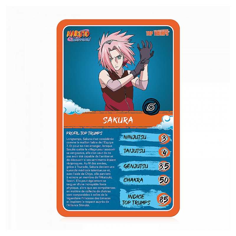 Jeu de cartes Top trumps Naruto Shippuden