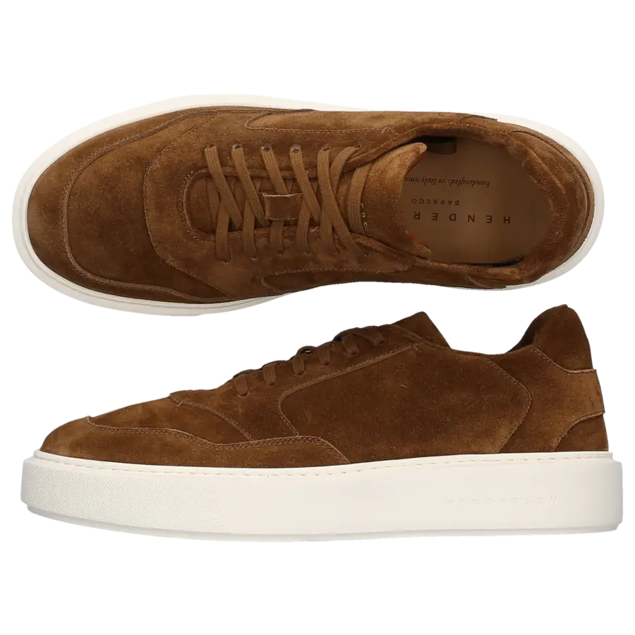 Henderson - Sneaker low PERSEO Veloursleder - braun