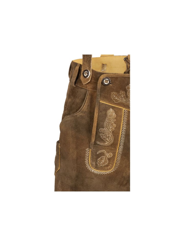 Nübler Lederhose für Damen in braun in braun günstig kaufen 58