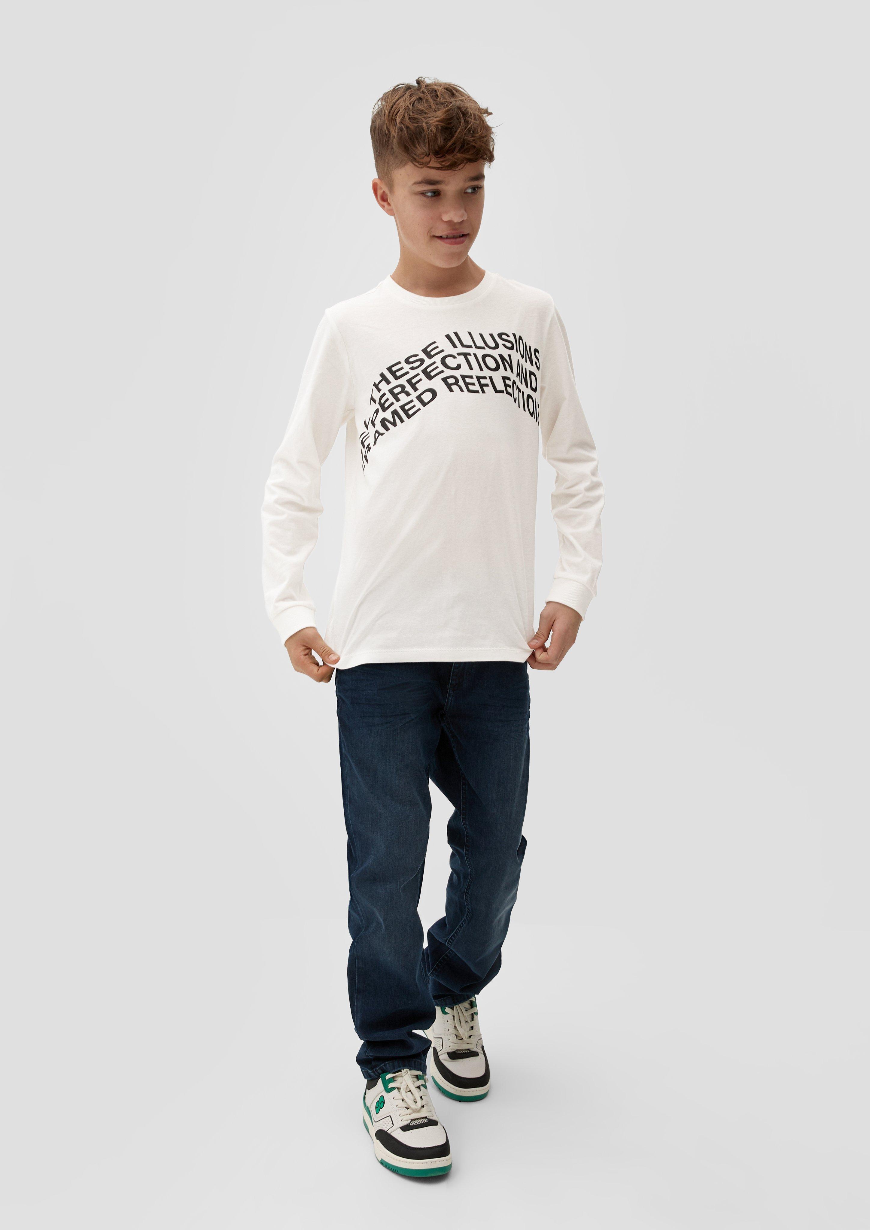 Longsleeve mit Frontprint  2134019-0210