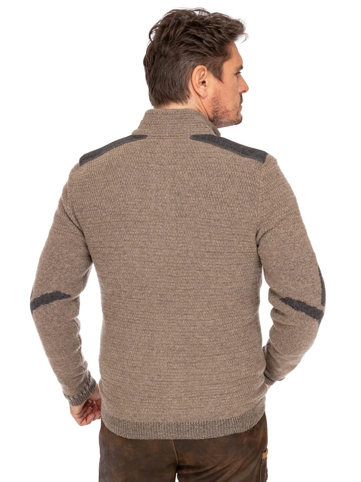 Spieth & Wensky Strickjacke WULF in braun günstig kaufen