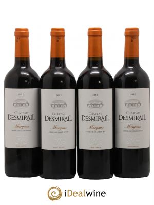 Château Desmirail 3ème Grand Cru Classé  2012 - Lot de 4 Bouteilles