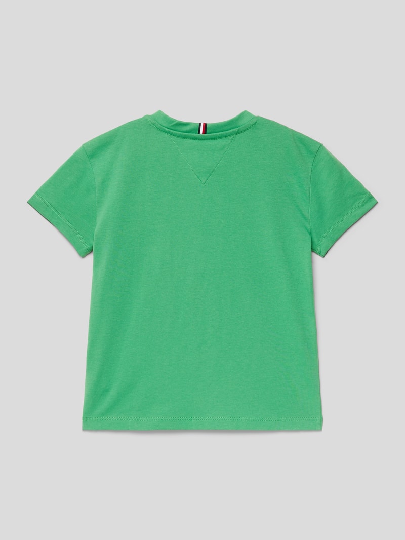 T-Shirt mit Label-Print Modell 'VARSITY' in grün